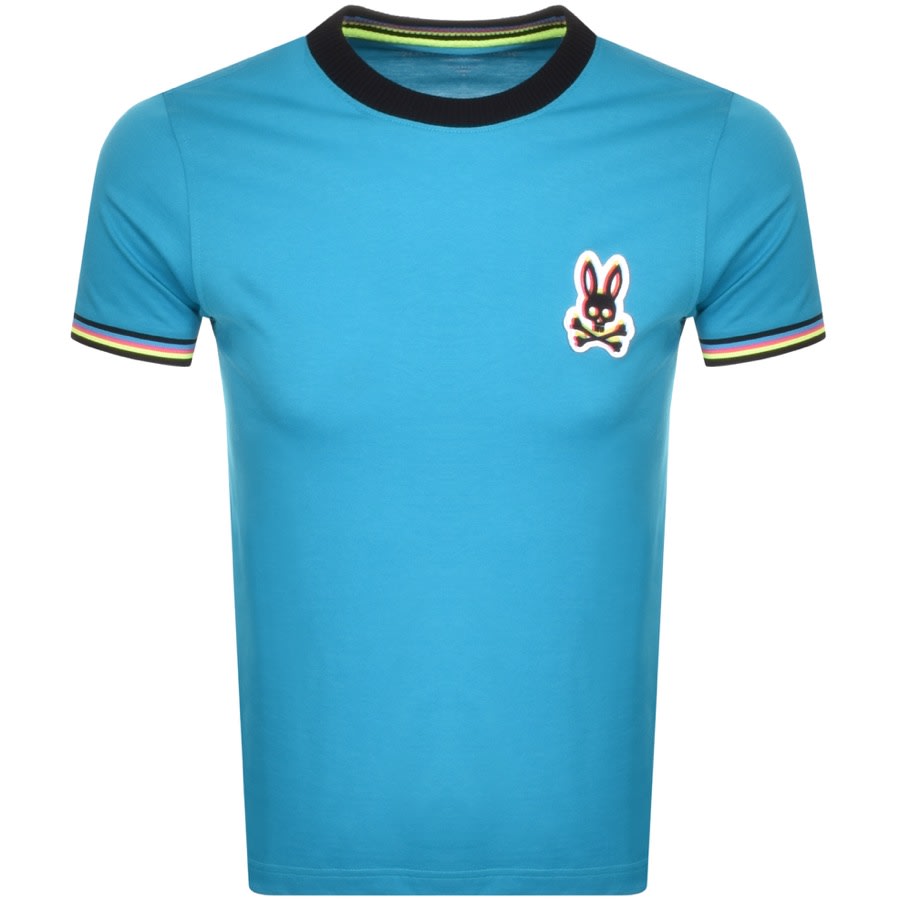 Alternative Image for ProductPsycho Bunny Holloway Ringer T Shirt Blue1